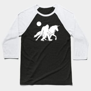 Bigfoot Unicorn Baseball T-Shirt